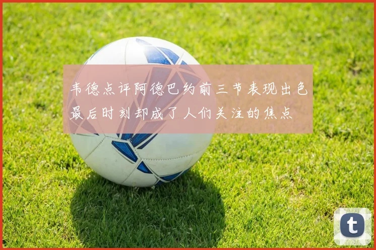 韦德点评阿德巴约前三节表现出色最后时刻却成了人们关注的焦点
